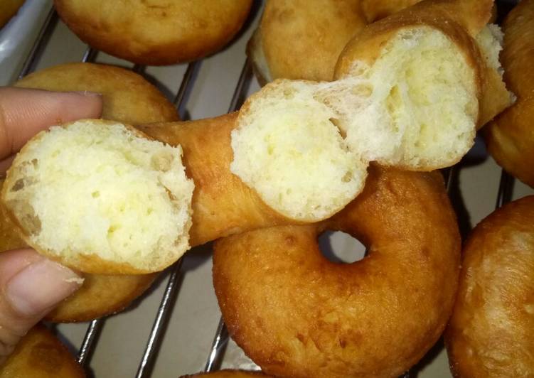 Donat kentang 1x profing, shiny crust, empuk dan lembut banget?