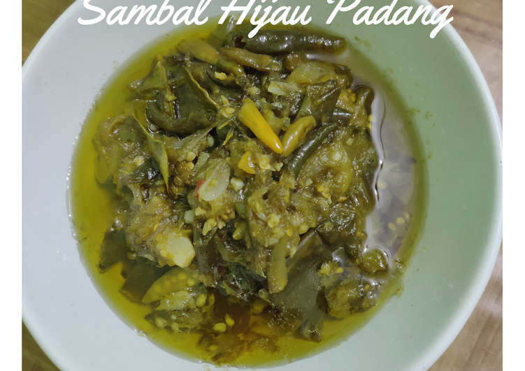 Sambal Hijau Padang ✨