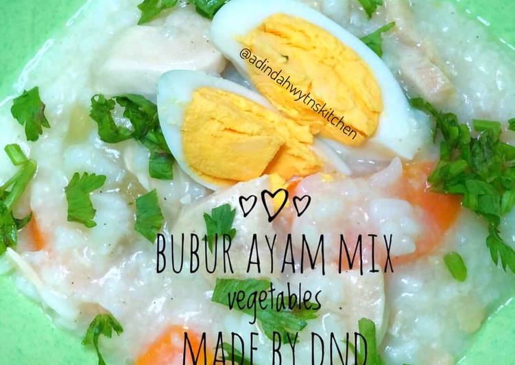 6. BUBUR AYAM MIX VEGI by @adindahwytnskitchen ?