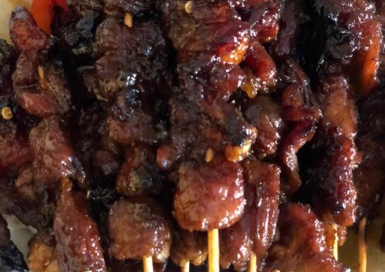 Sate Sapi Bumbu Kecap Teflon (Seadanya?)