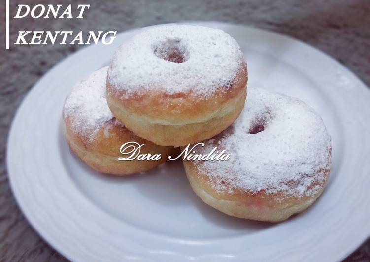 Donat kentang empuk anti gagal  ?