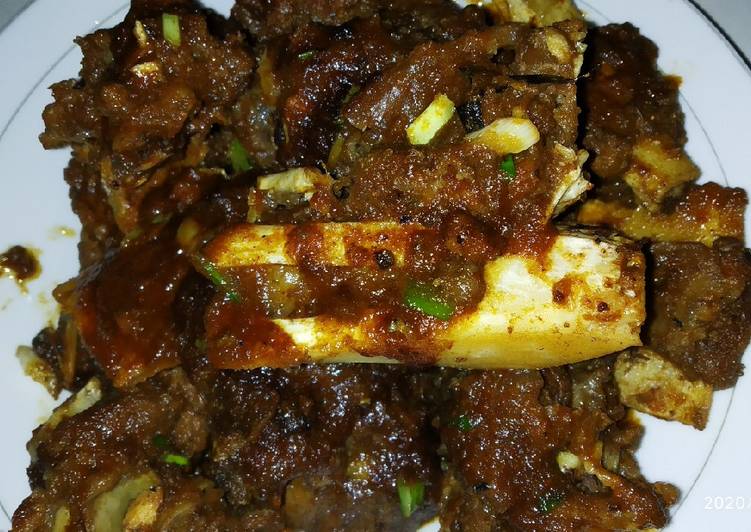 Resep Enak Daging dan tulangan sapi bumbu kecap Christine Kitchen Blog